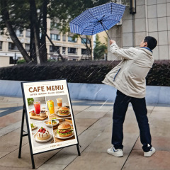 A-Frame LED Menu Board,Adelightbox,A-Frame LED Menu Board | Foldable Rechargeable Menu Sign