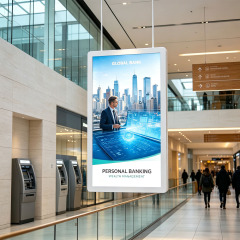 Round Corner Hanging Double-sided Ultra-thin LED Light Box,Adelightbox,Ultra-thin LED Light Box | Round Corner Hanging Double Sided