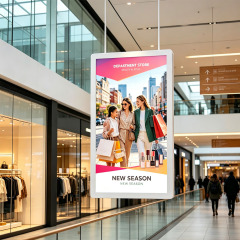 Round Corner Hanging Double-sided Ultra-thin LED Light Box,Adelightbox,Ultra-thin LED Light Box | Round Corner Hanging Double Sided