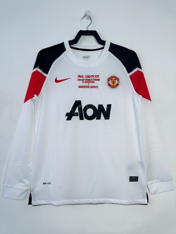 1011 Manchester United Away long sleeve retro Fan version