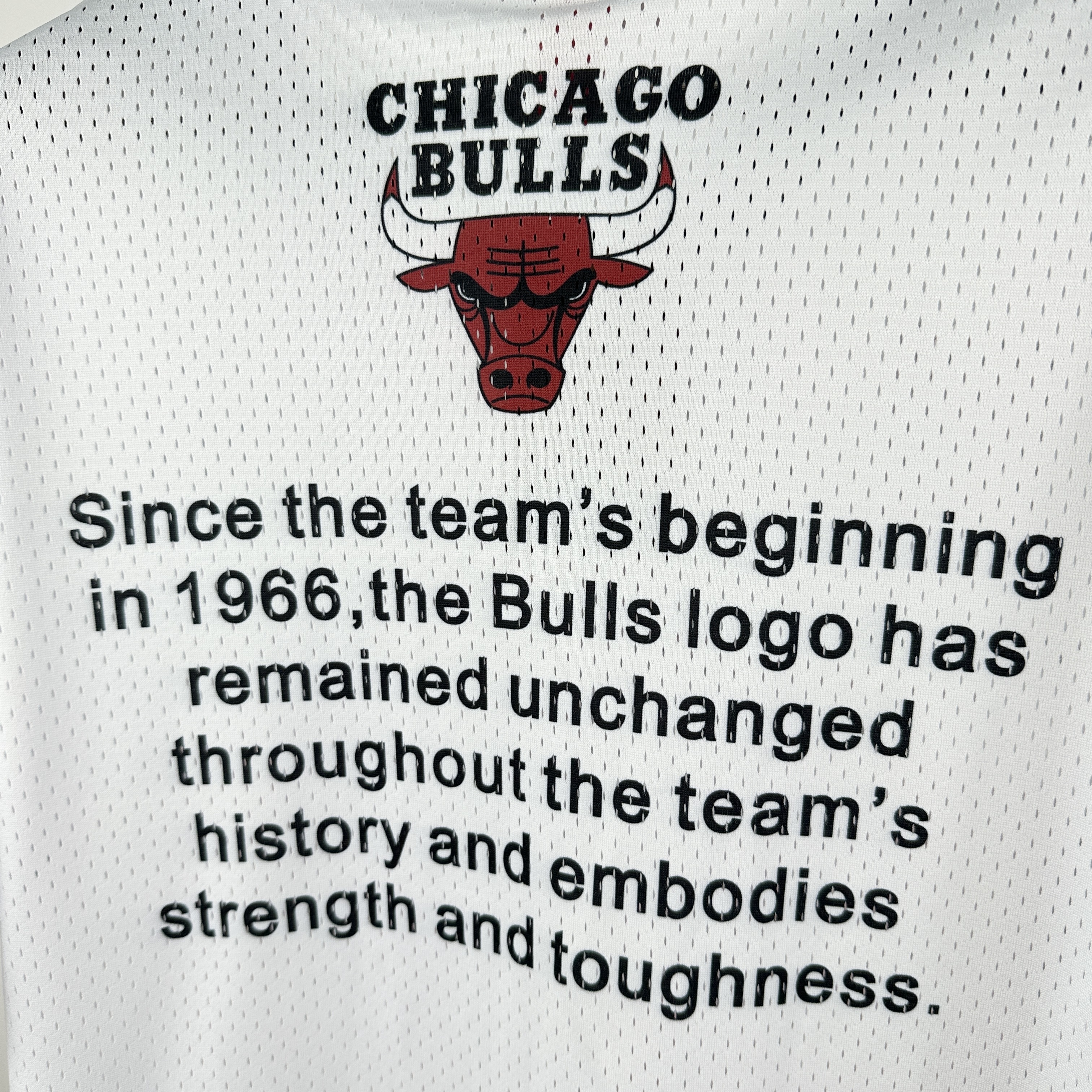 NBA 26 Season Chicago Bulls retro short sleeved shirt
