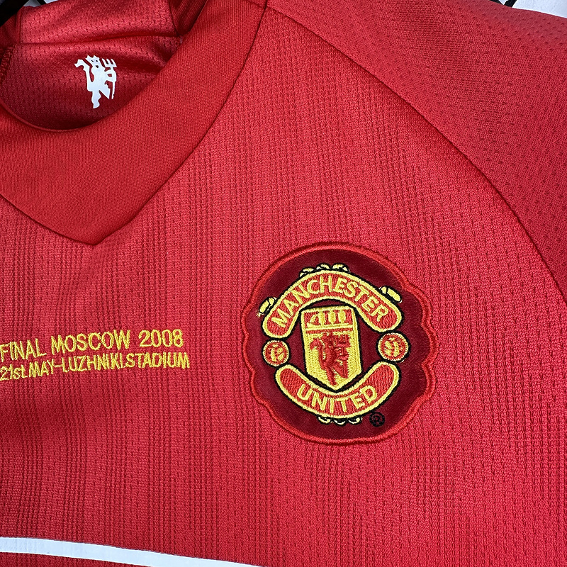 0708 Manchester United home retro Kids kit