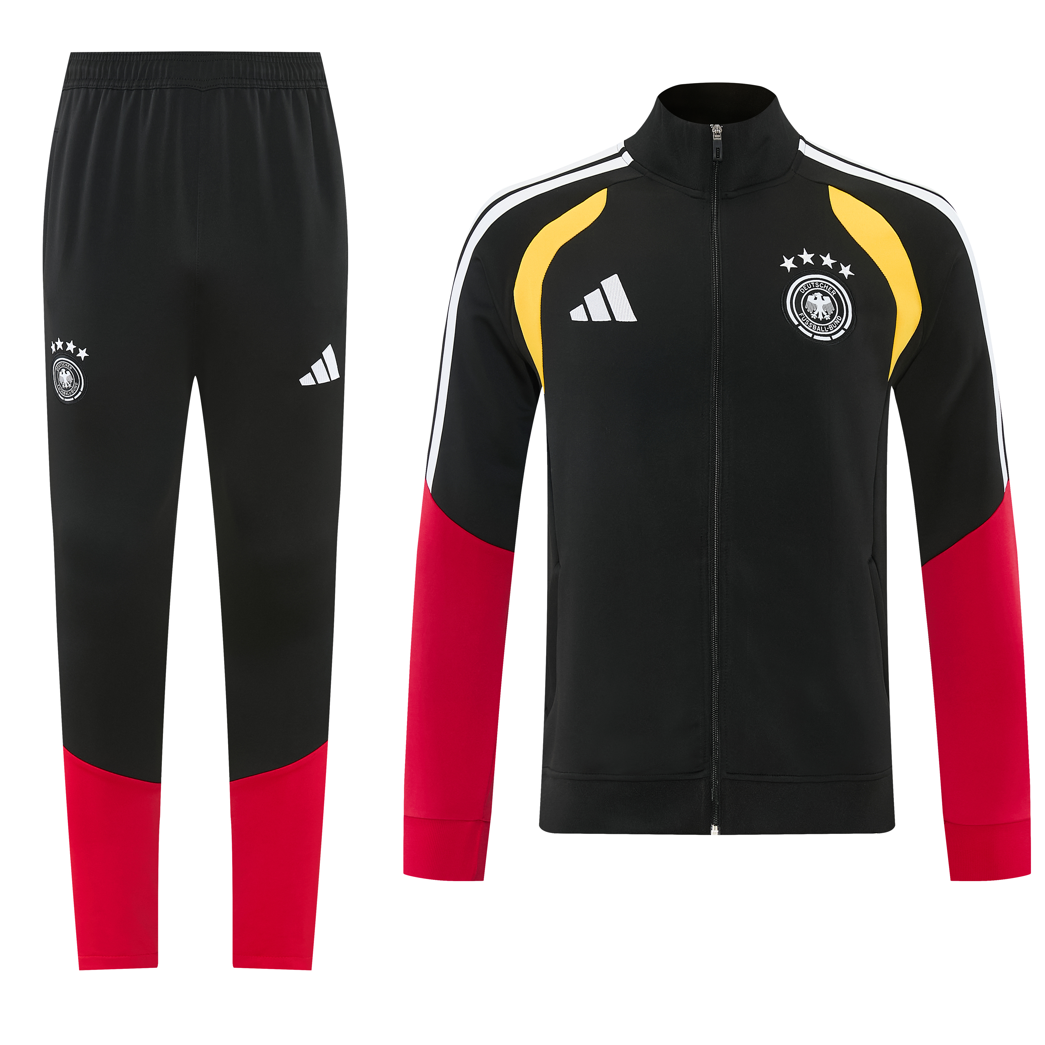 2627 Germany (black red) Training jacket set
