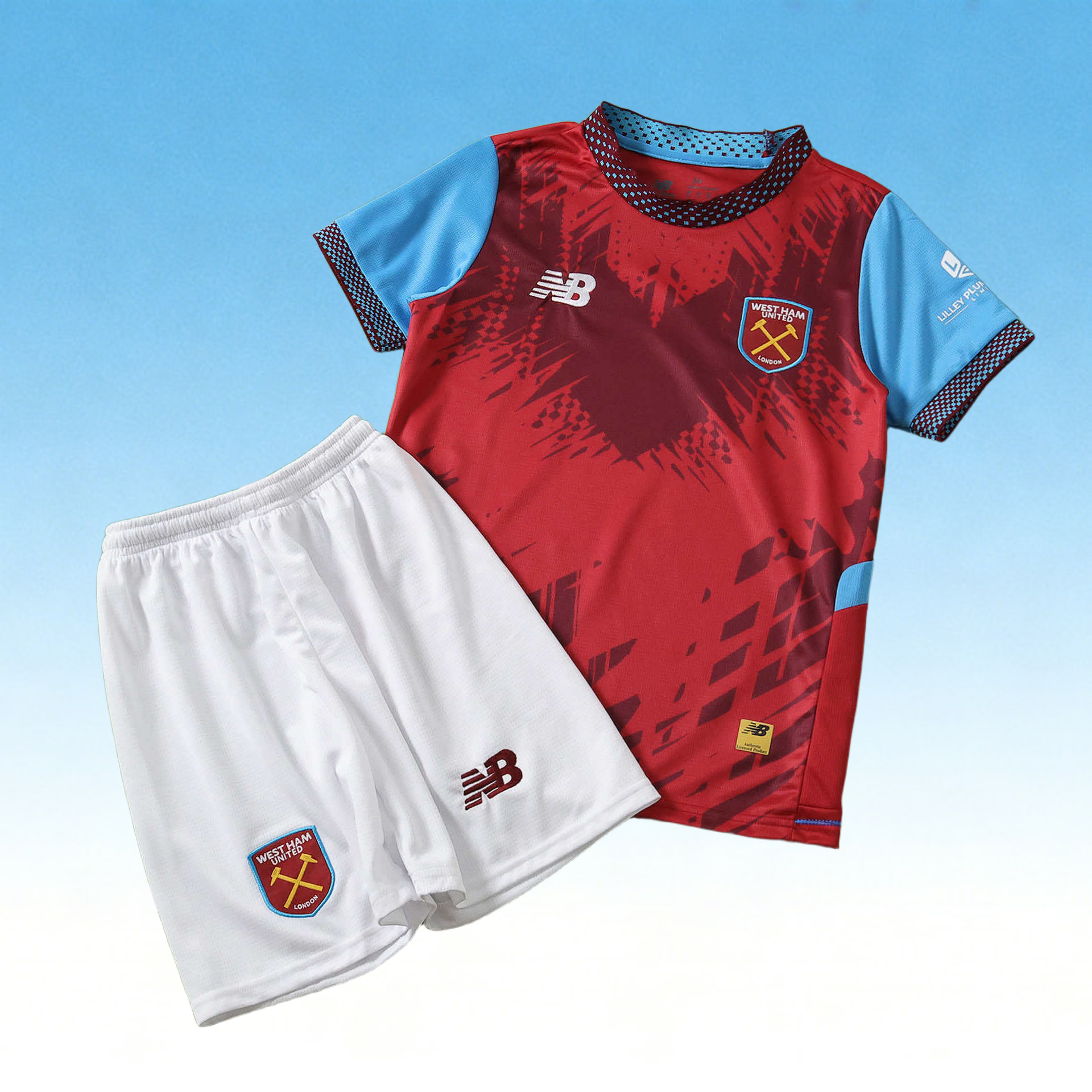 2627 West Ham United Home Kids Kit