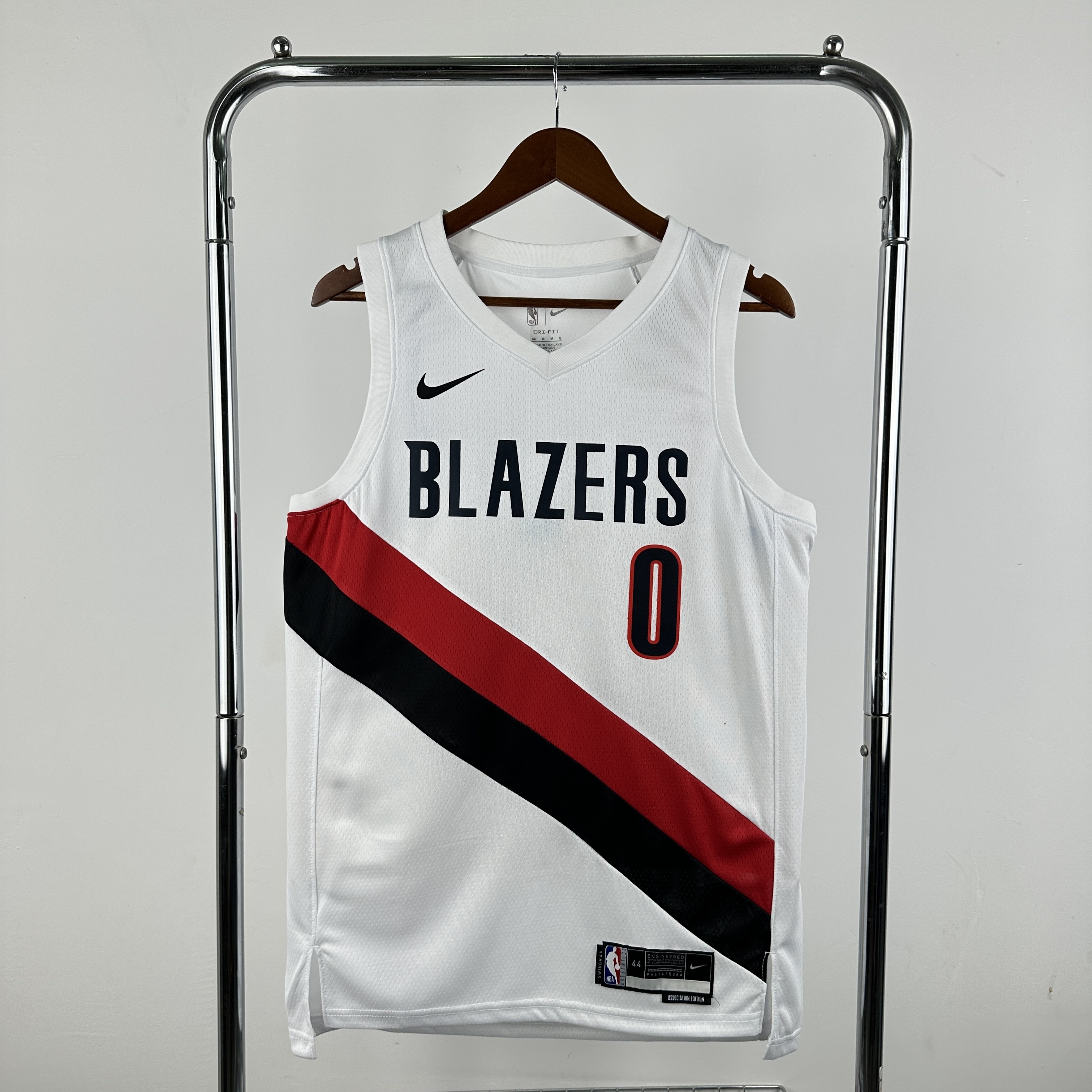 NBA 26 Season Portland Trail Blazers Home white 0-LILLARD
