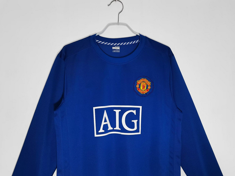 08/09 Manchester United third long sleeve retro Fan version