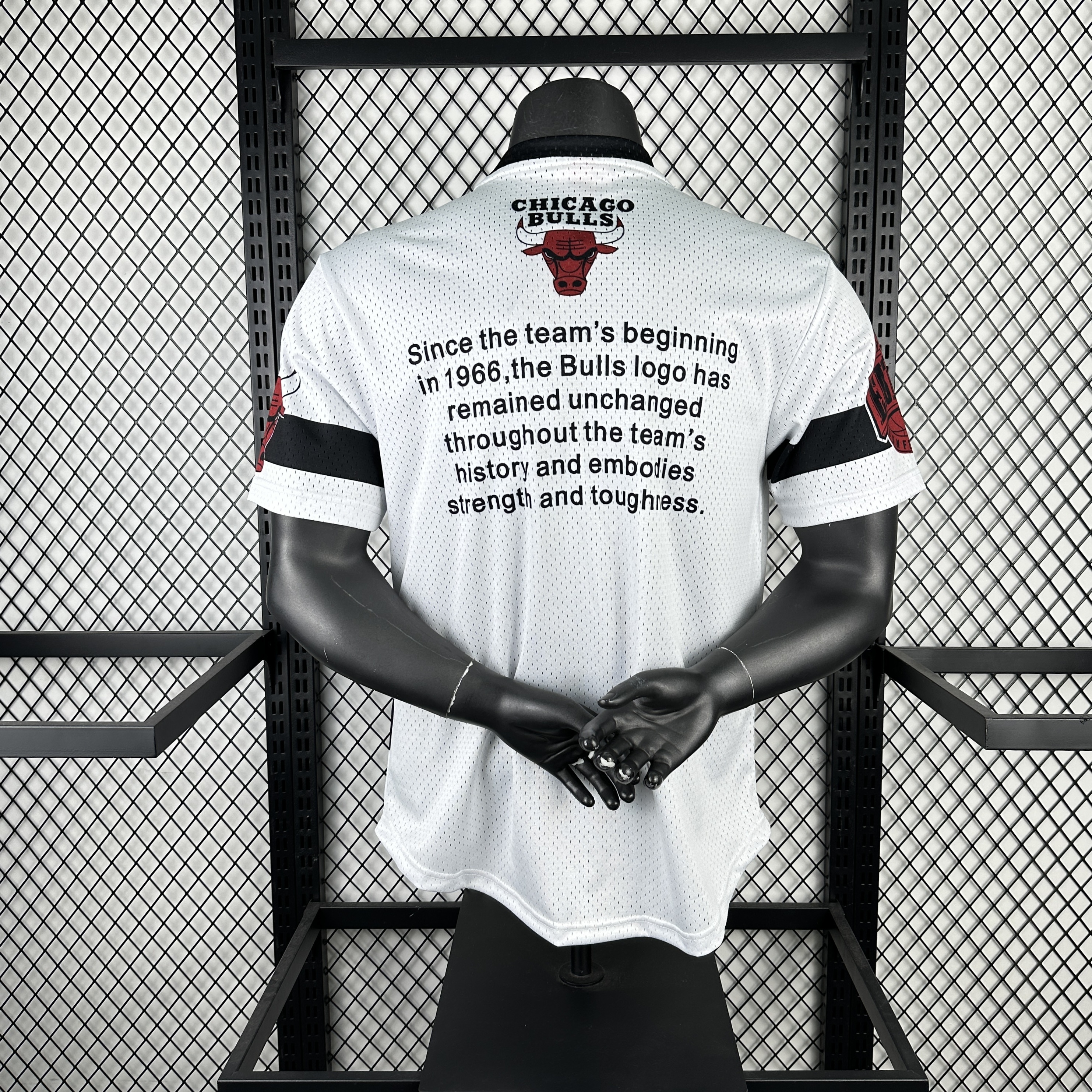 NBA 26 Season Chicago Bulls retro short sleeved shirt