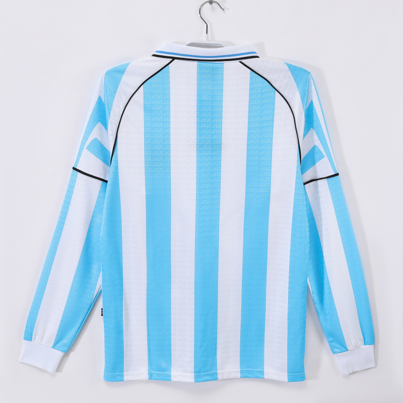 9697 Argentina Home Long sleeve retro Fan version
