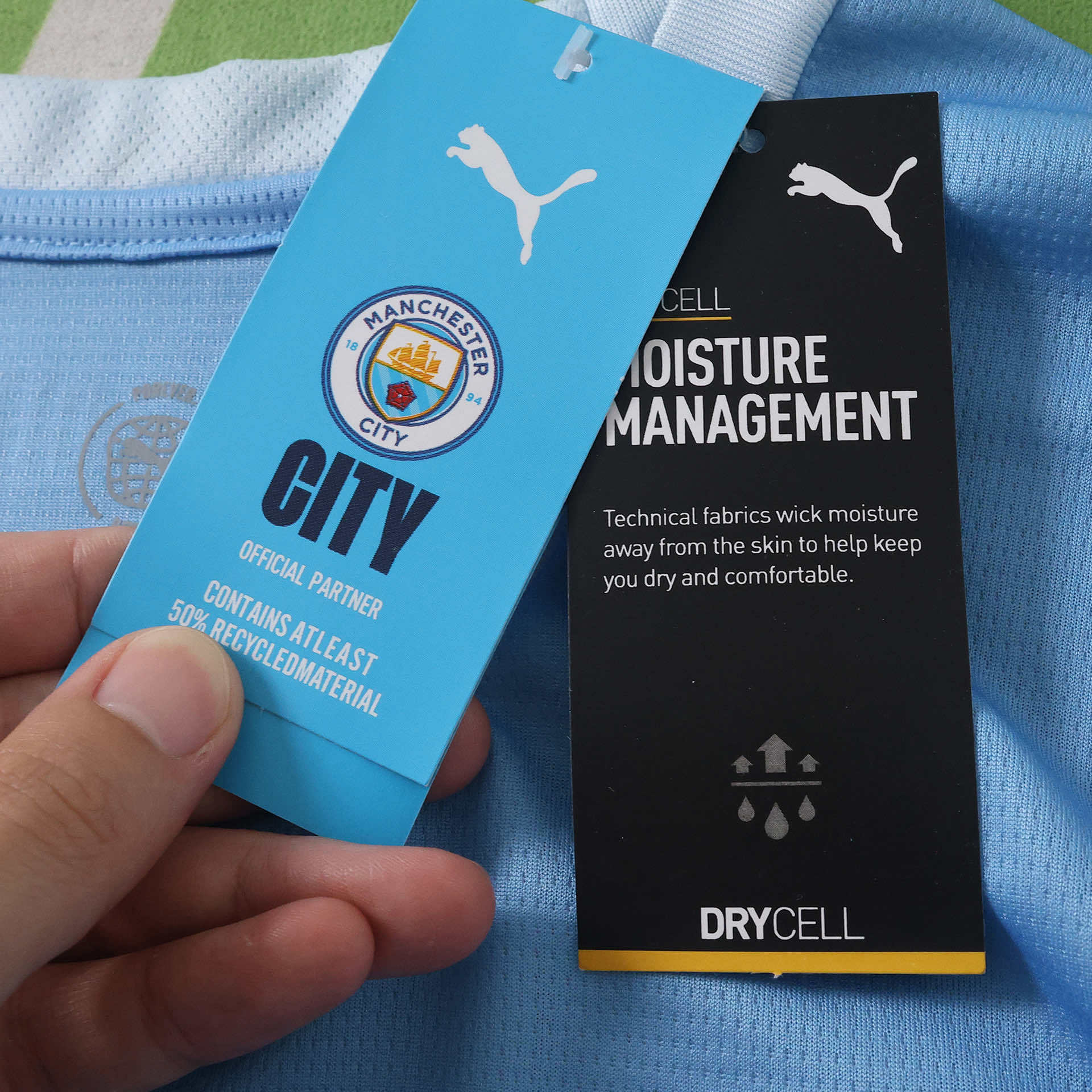 2627 Manchester City home Long sleeve Fan version
