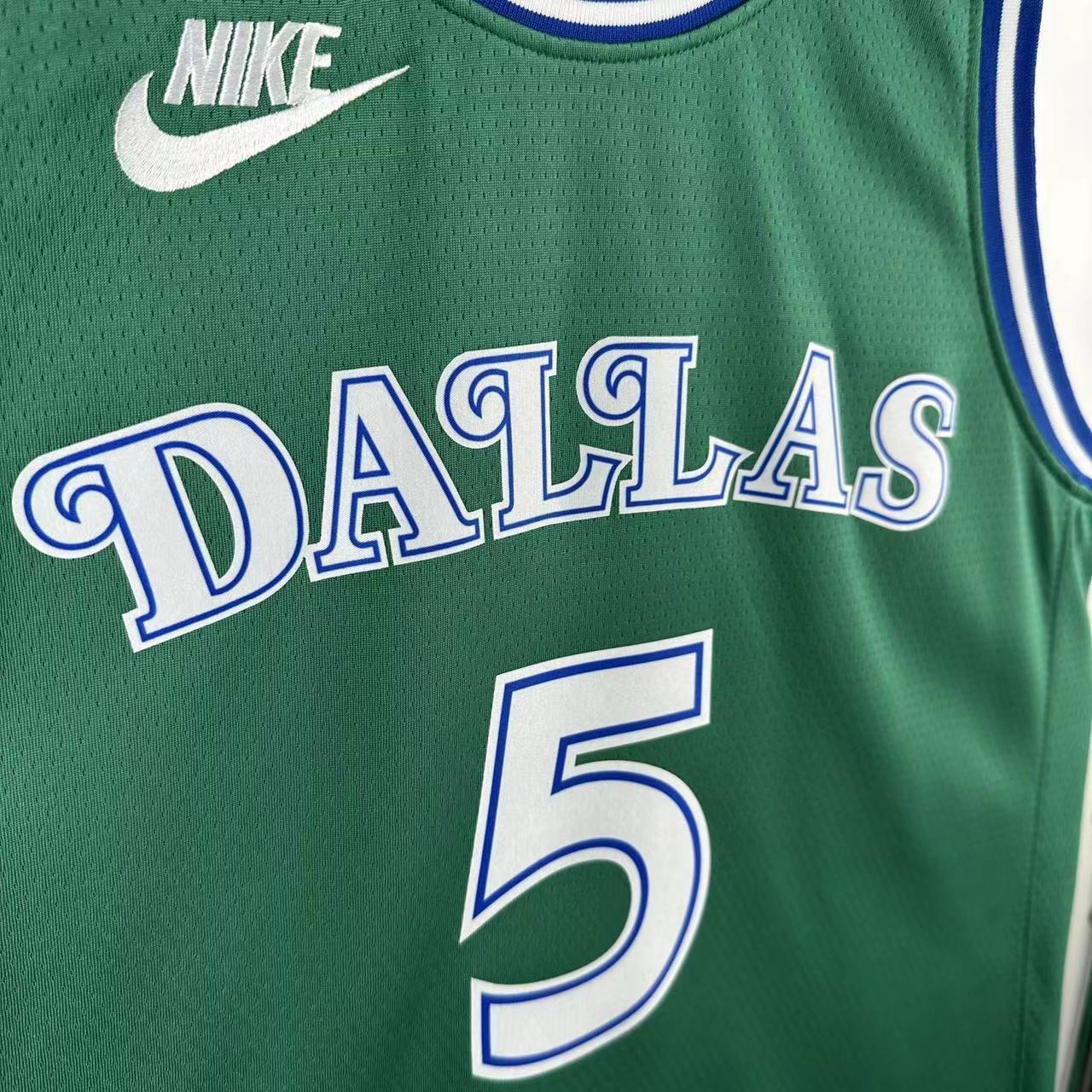 NBA 26 Season Dallas Mavericks Retro green 5-RUSSELL