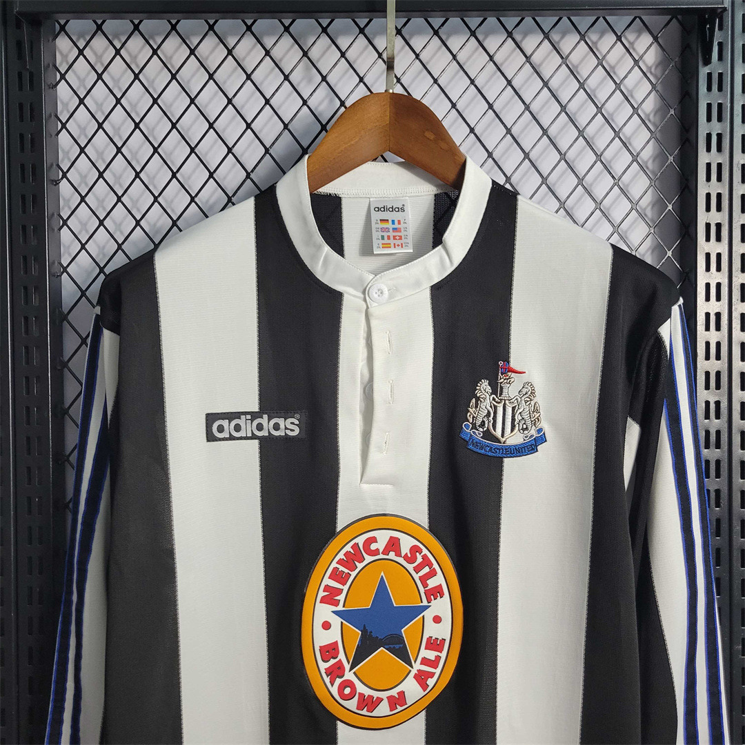 9596 Newcastle United home Long sleeve retro Fan version