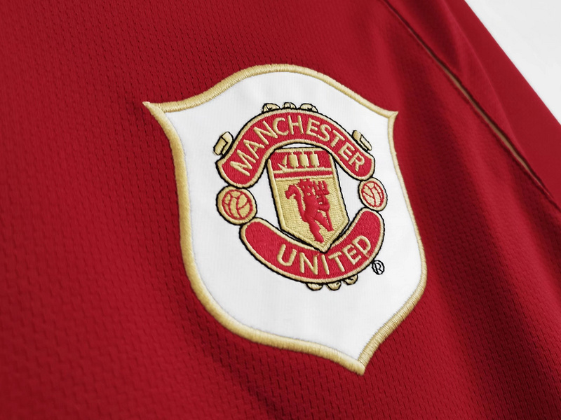 06/07 Manchester United home long sleeve retro Fan version