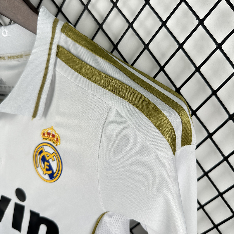 1112 Real Madrid home retro Kids kit Long sleeve