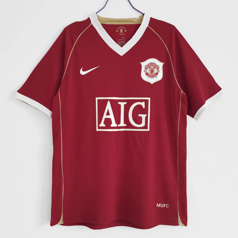 06/07 Manchester United home retro Fan version