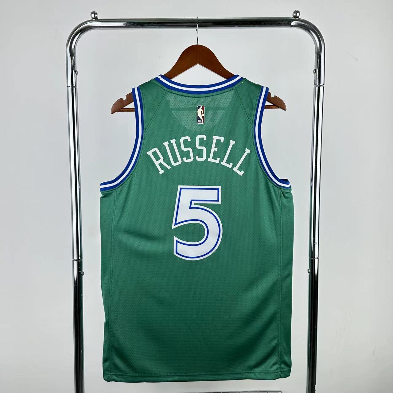 NBA 26 Season Dallas Mavericks Retro green 5-RUSSELL