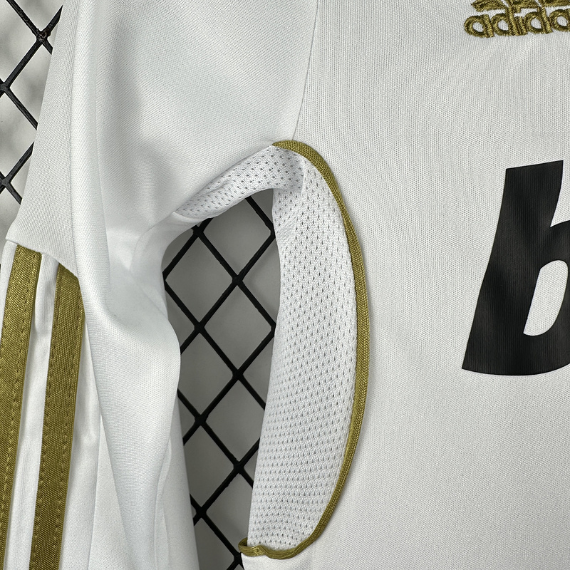 1112 Real Madrid home retro Kids kit Long sleeve