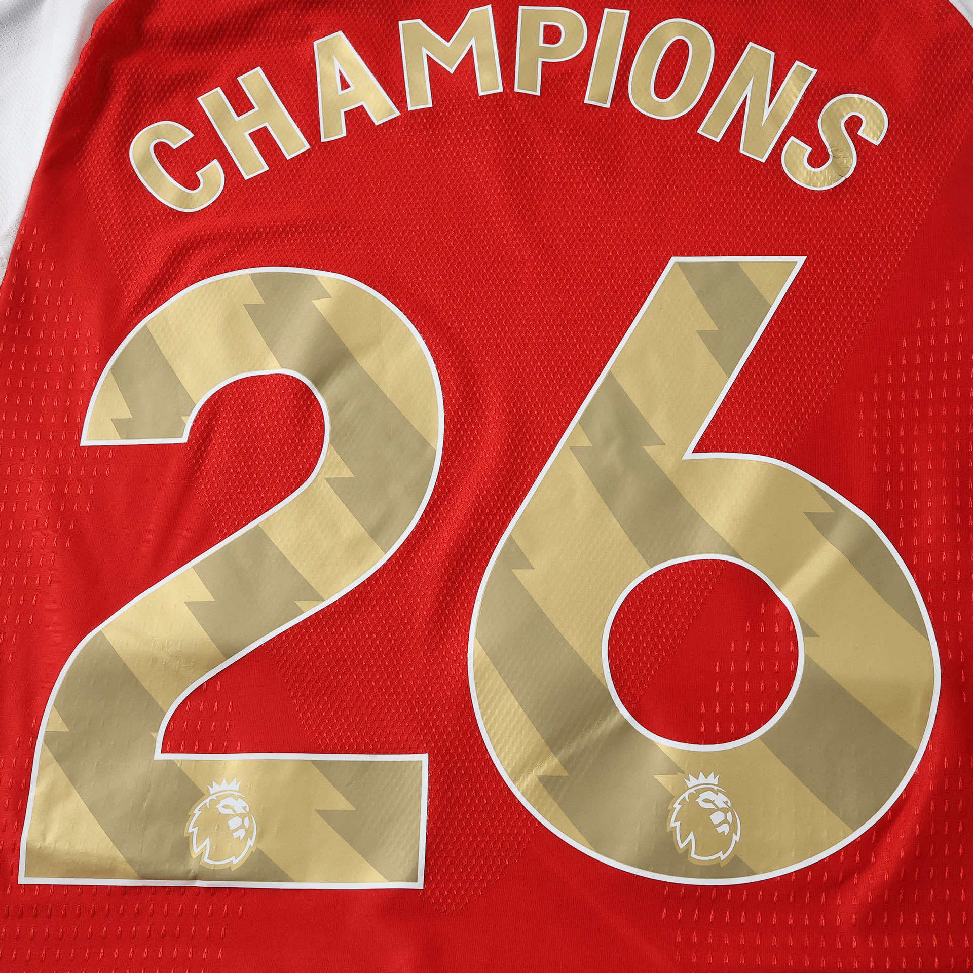 2627 Arsenal Premier League Champions Home Player version