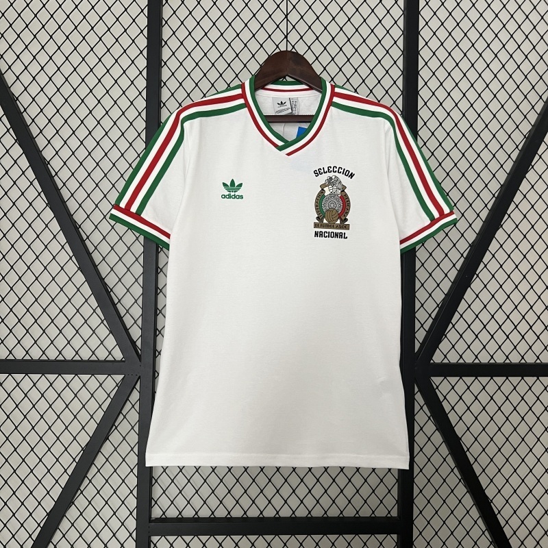 Mexico Special Edition white retro Fan version