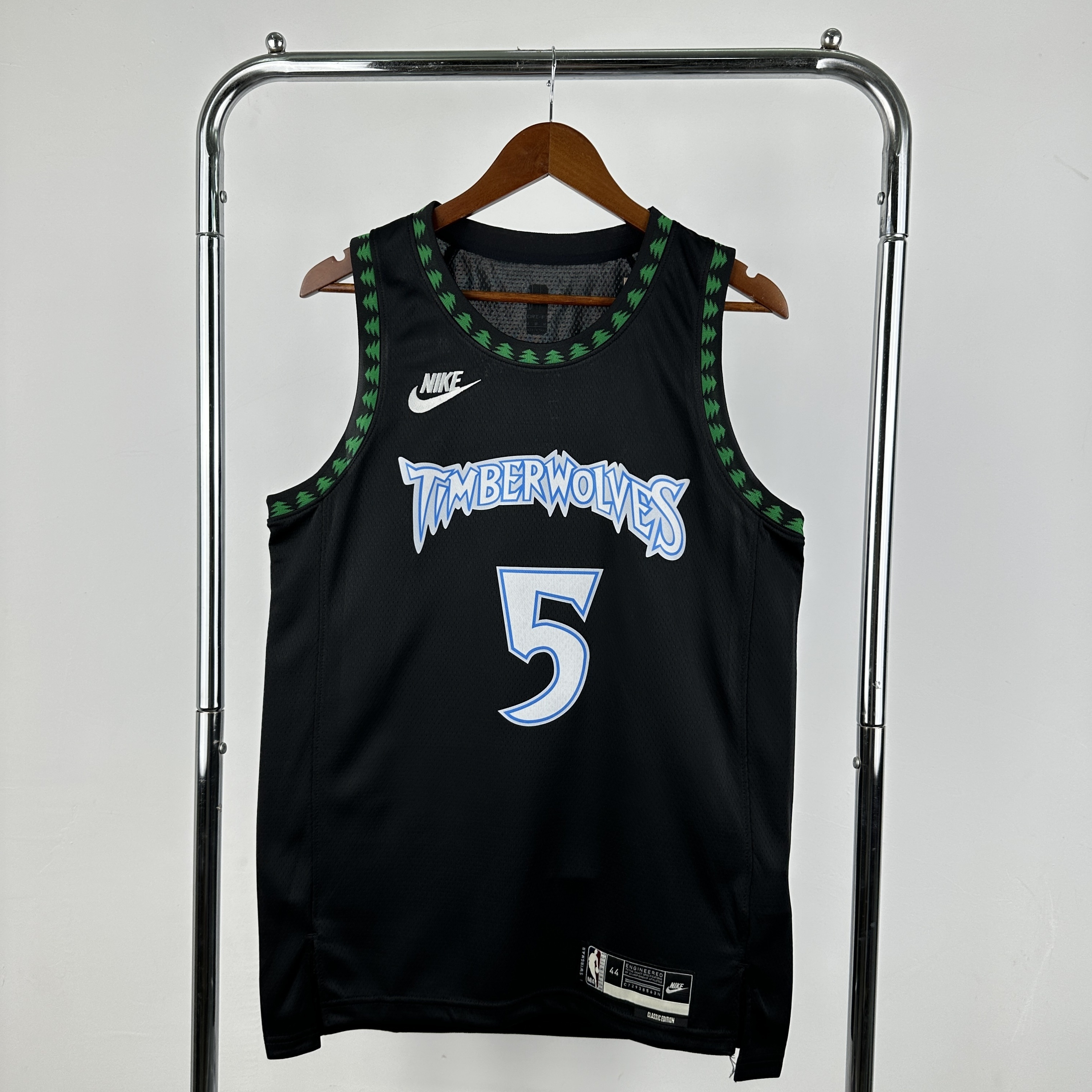 NBA 26 Season Minnesota Timberwolves Retro 5-EDWARDS