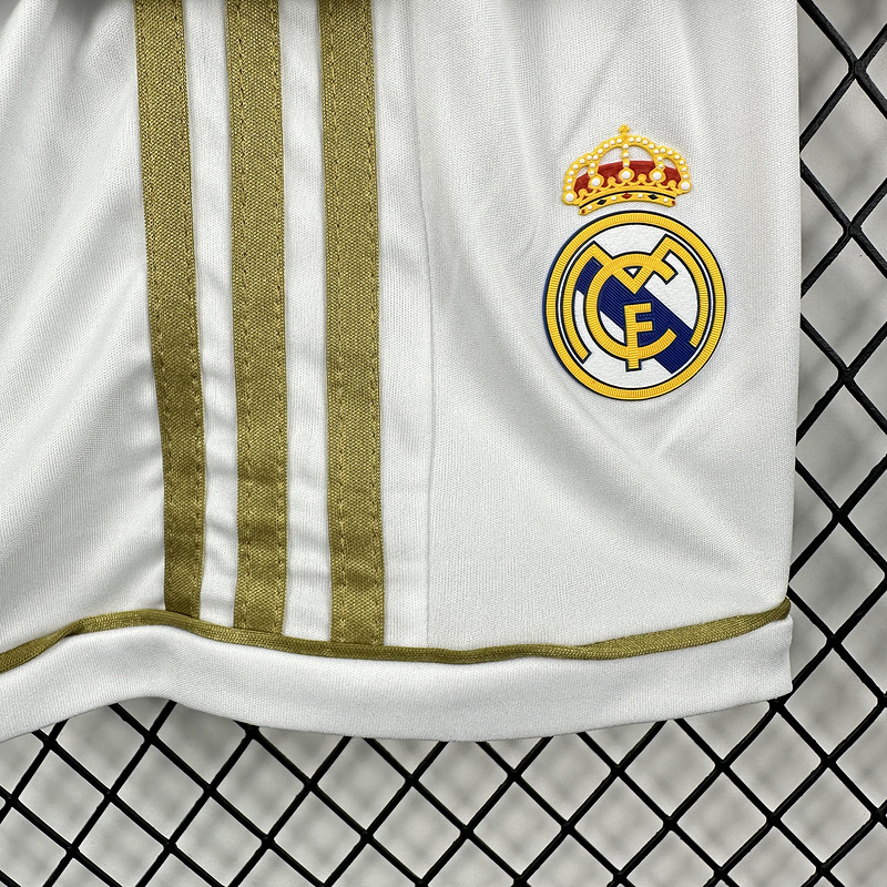 1112 Real Madrid home retro Kids kit Long sleeve