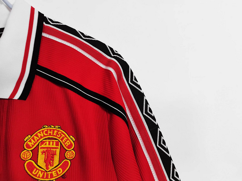 98/99 Manchester United home long sleeve retro Fan version