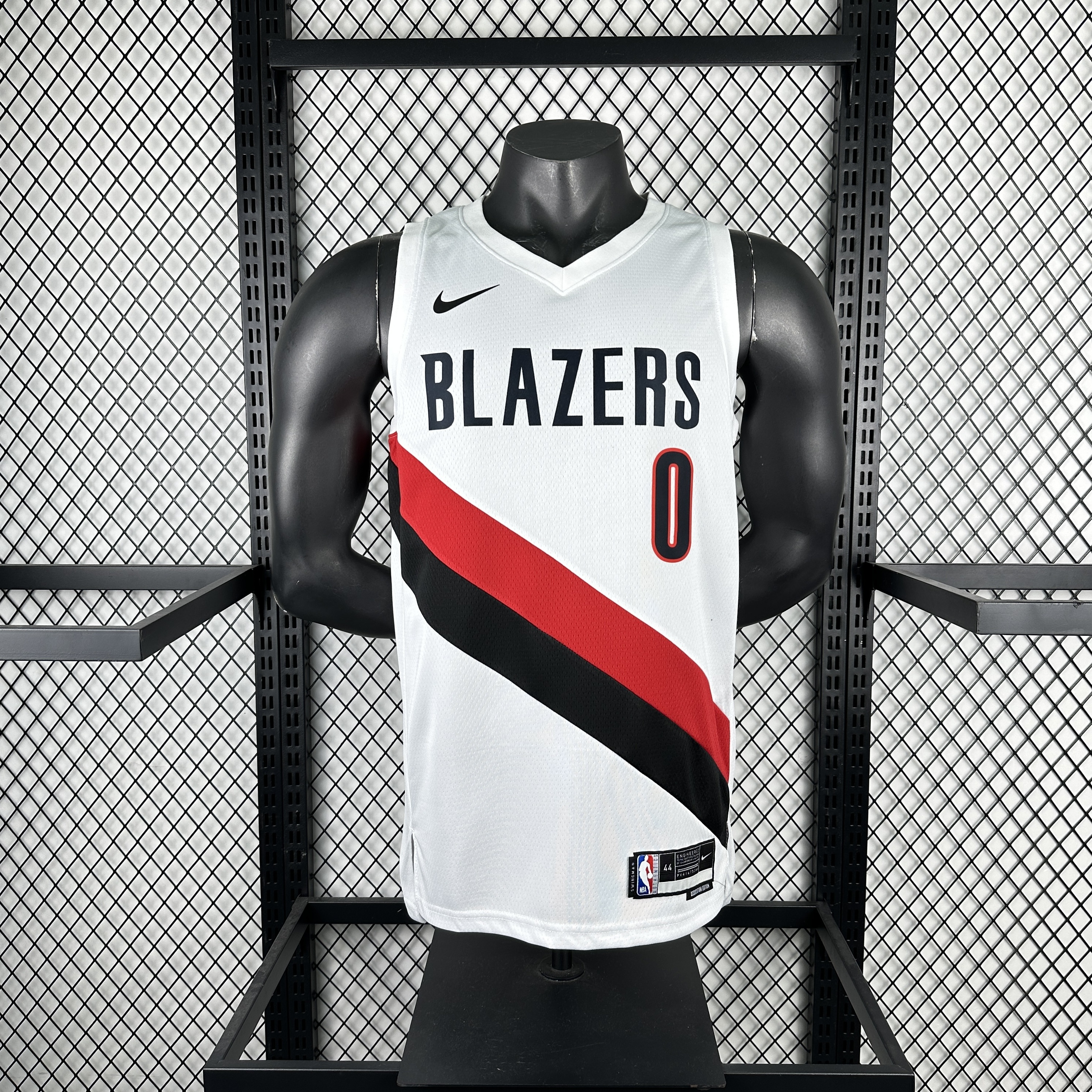 NBA 26 Season Portland Trail Blazers Home white 0-LILLARD