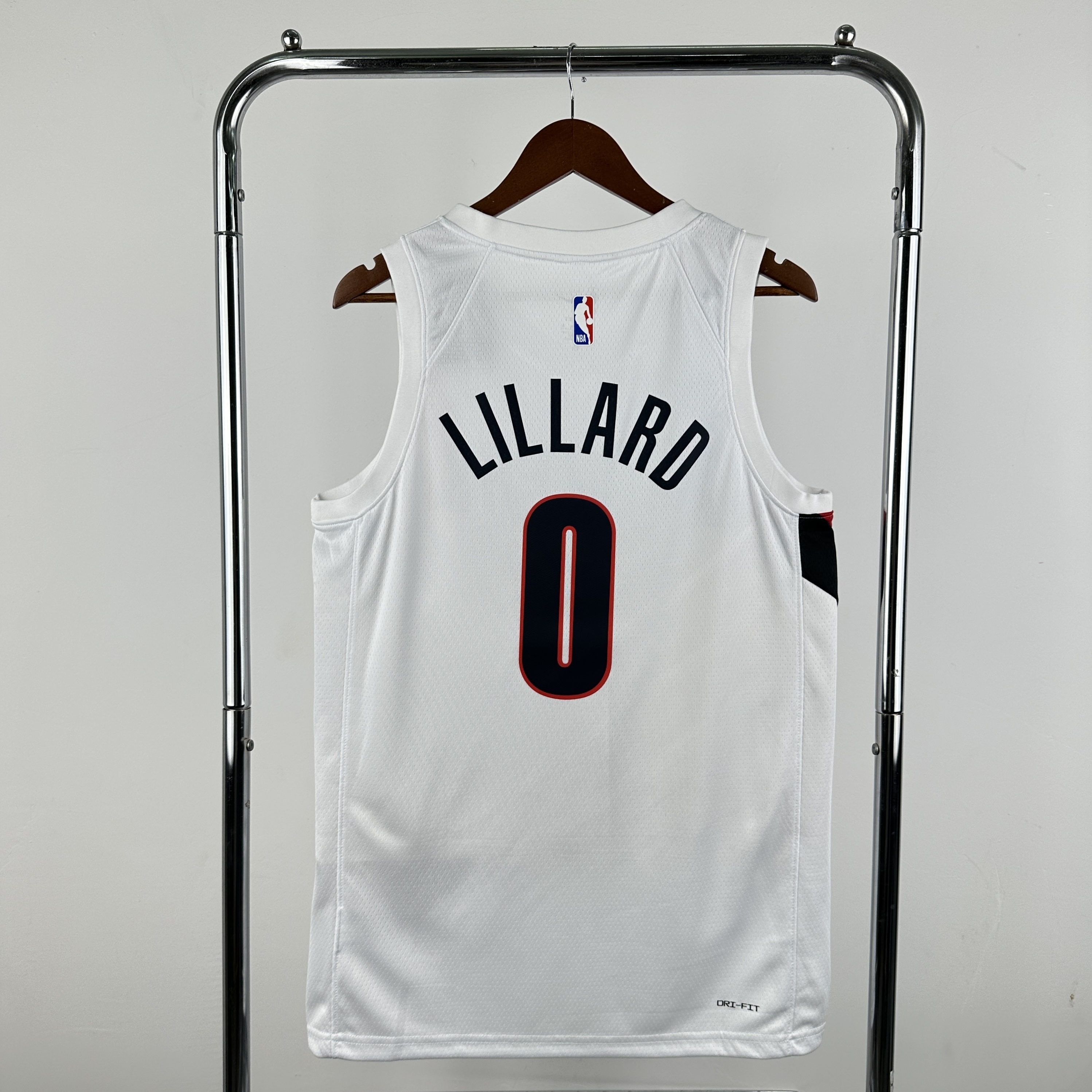 NBA 26 Season Portland Trail Blazers Home white 0-LILLARD