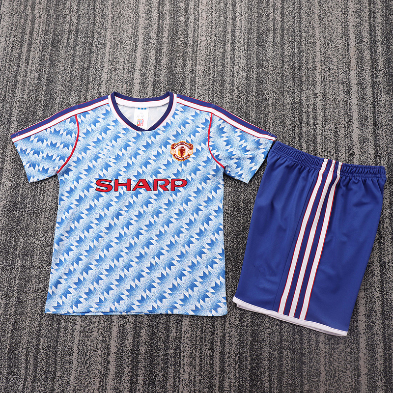 9092 Manchester United away retro Kids kit