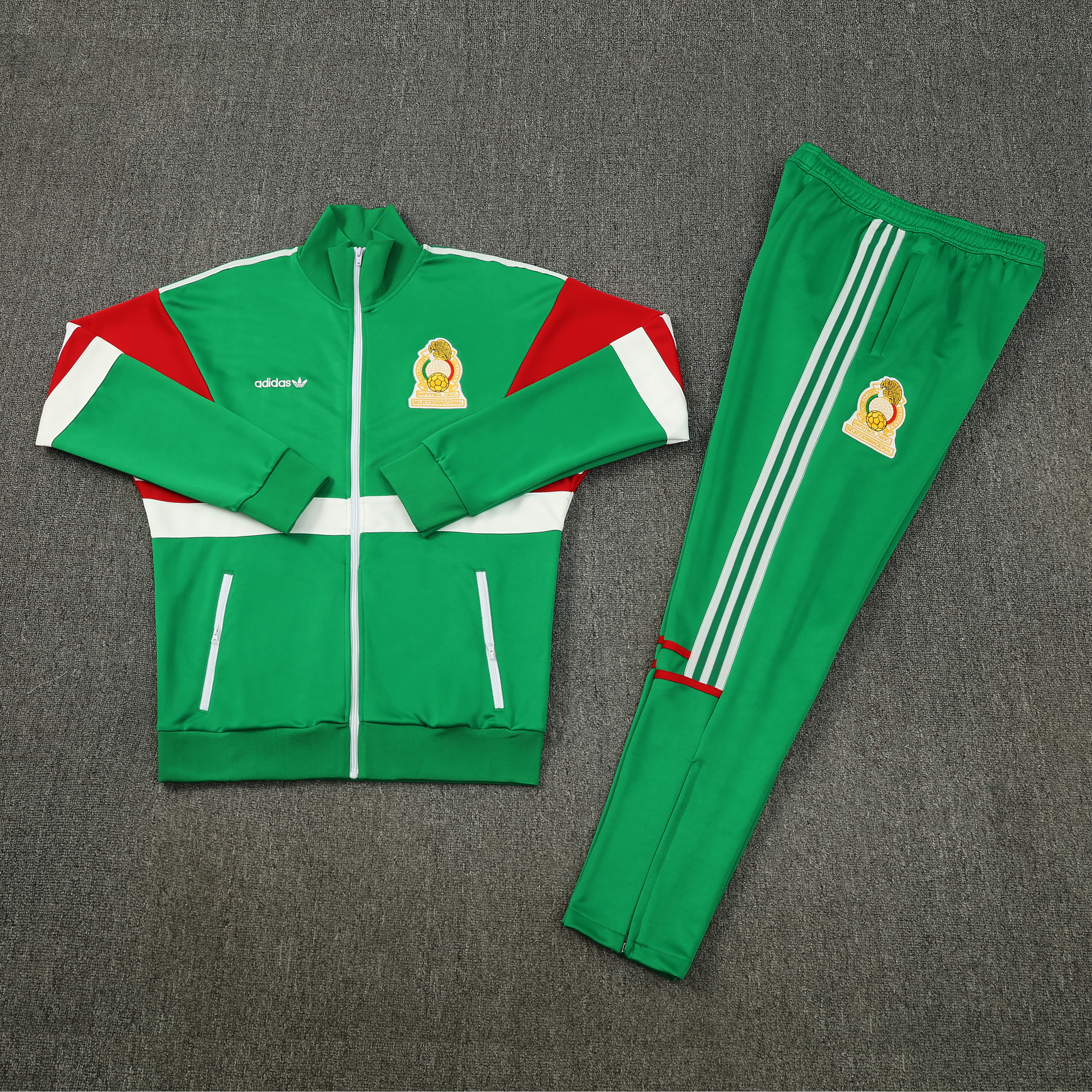 2627 Mexico (green) Training jacket set
