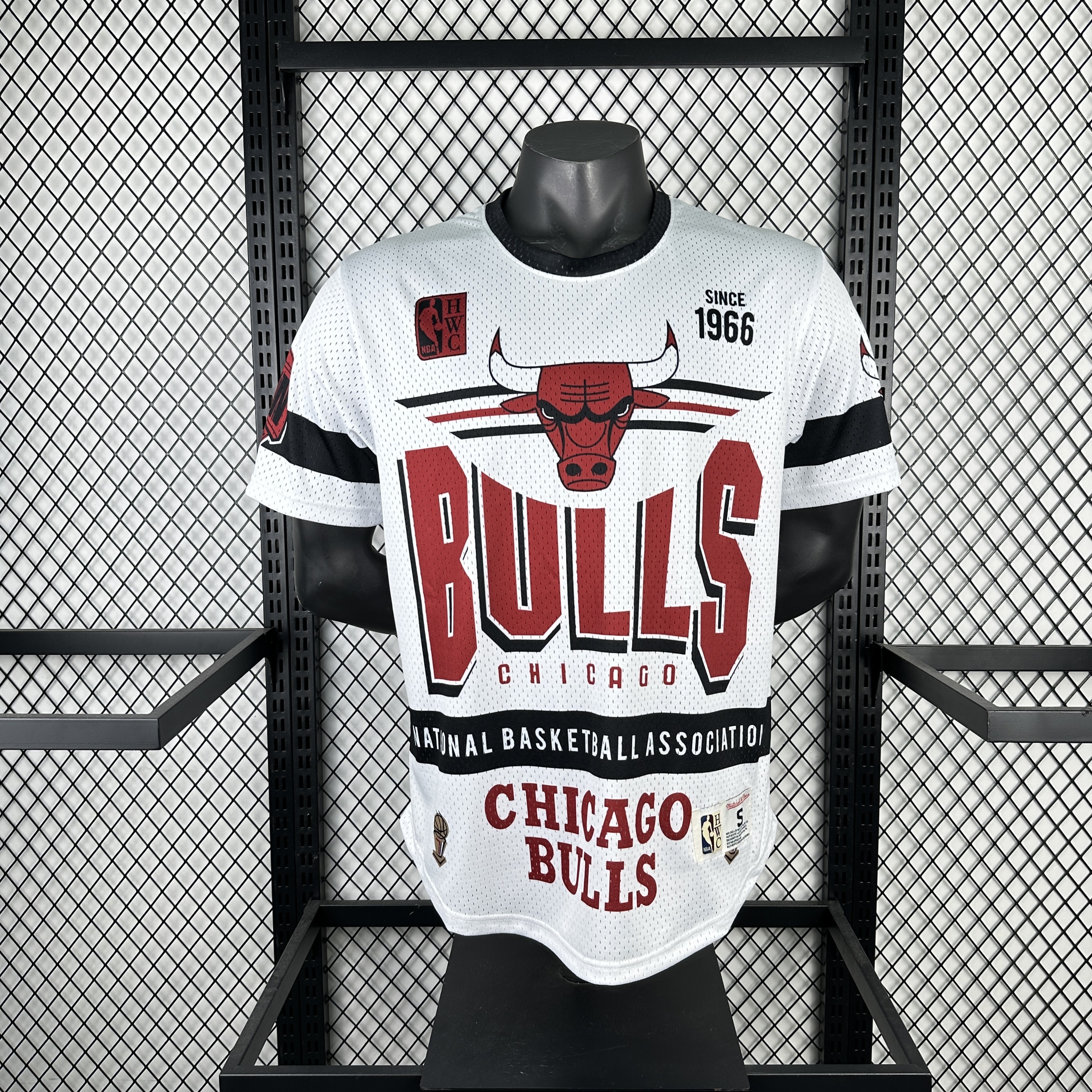 NBA 26 Season Chicago Bulls retro short sleeved shirt