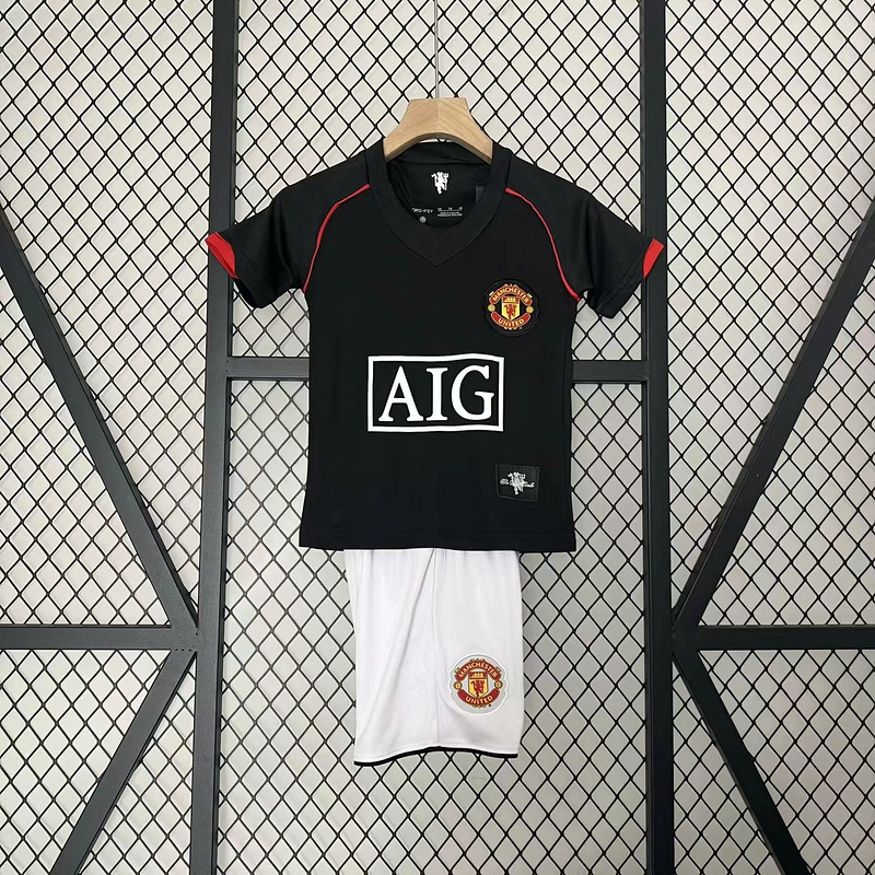 0708 Manchester United third retro Kids kit