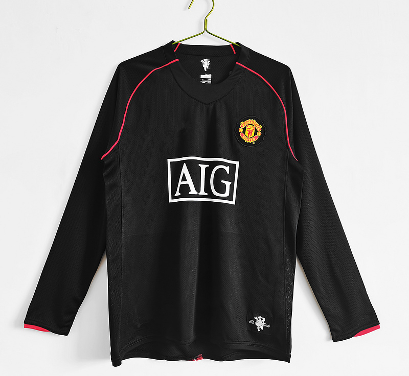 07/08 Manchester United away long sleeve retro Fan version