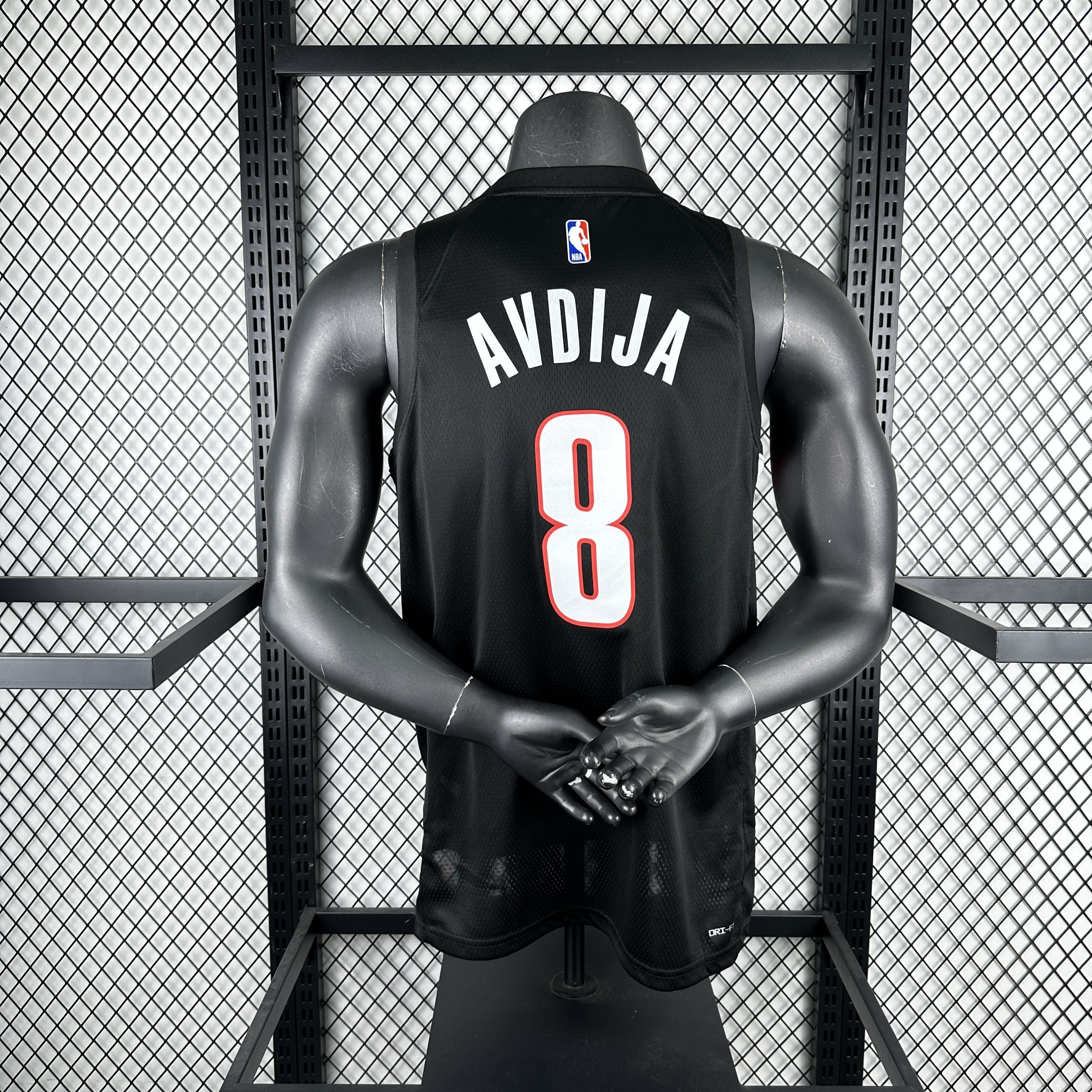 NBA 26 Season Portland Trail Blazers Away black 8-AVDIJA