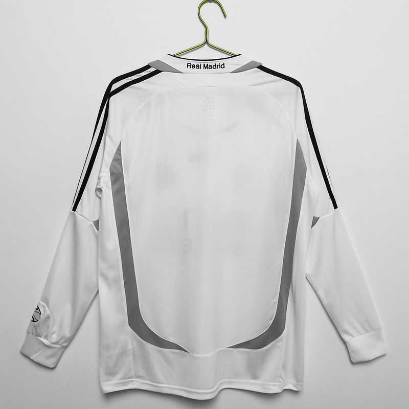 06/07 Real Madrid home long sleeve retro Fan version