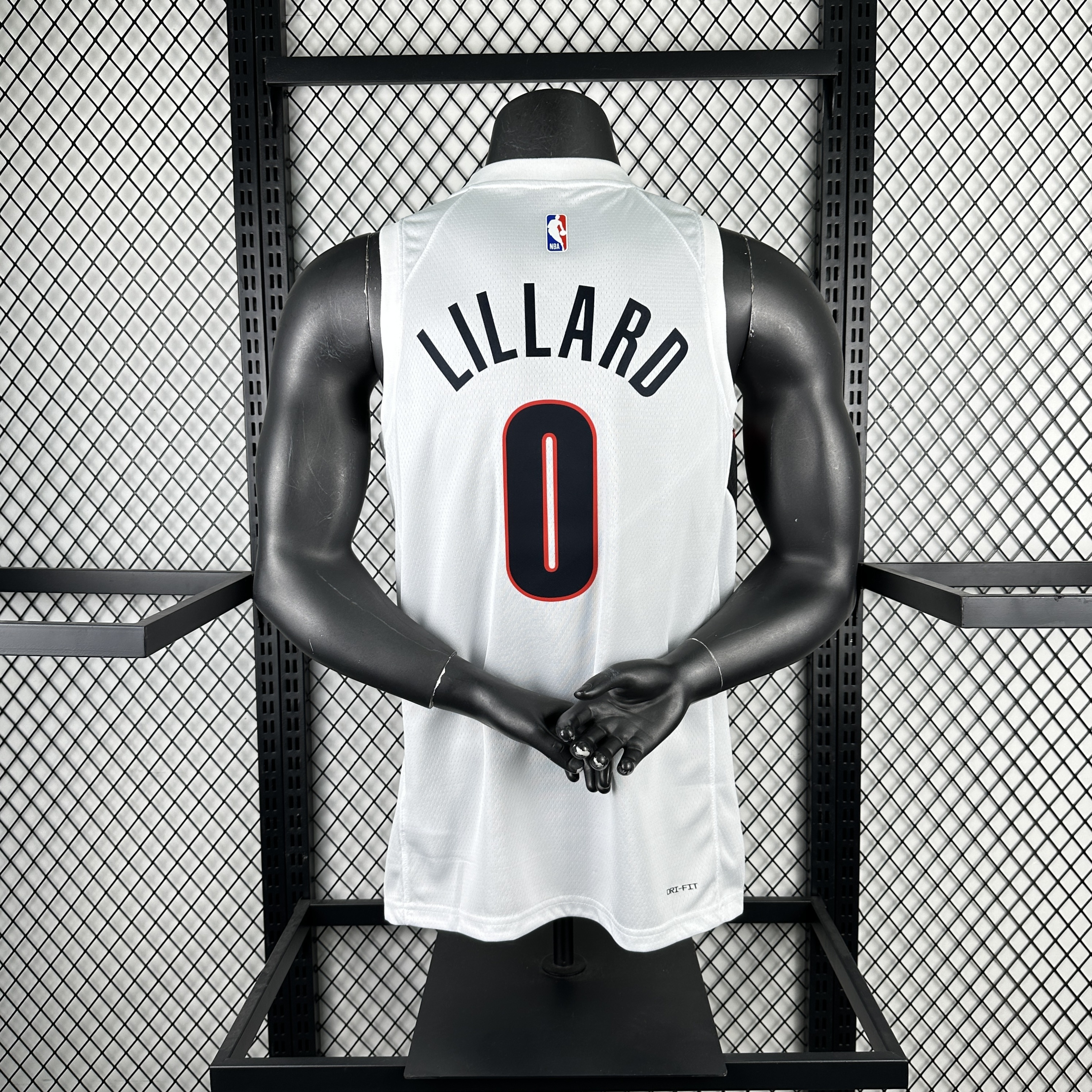 NBA 26 Season Portland Trail Blazers Home white 0-LILLARD