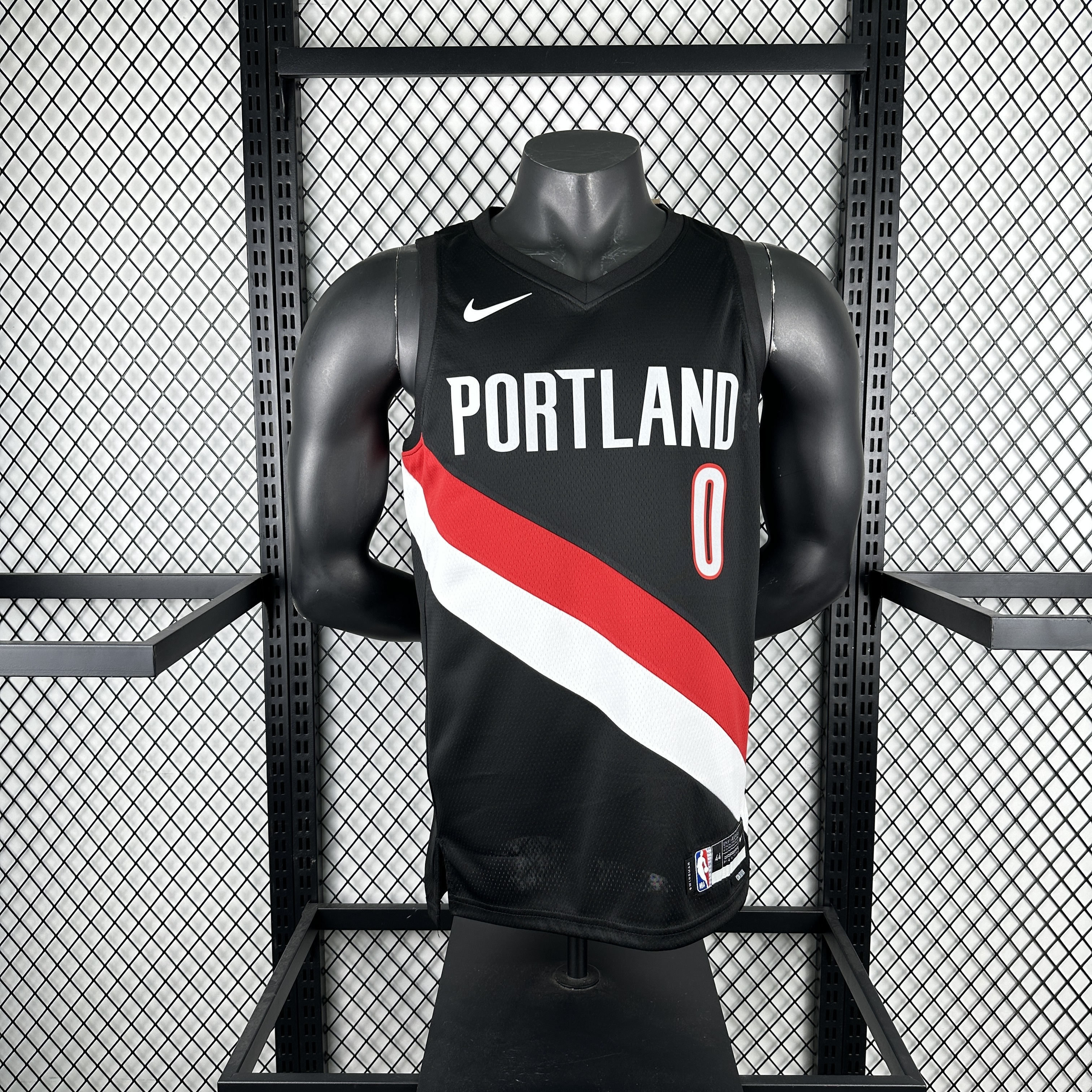 NBA 26 Season Portland Trail Blazers Away black  0-LILARO