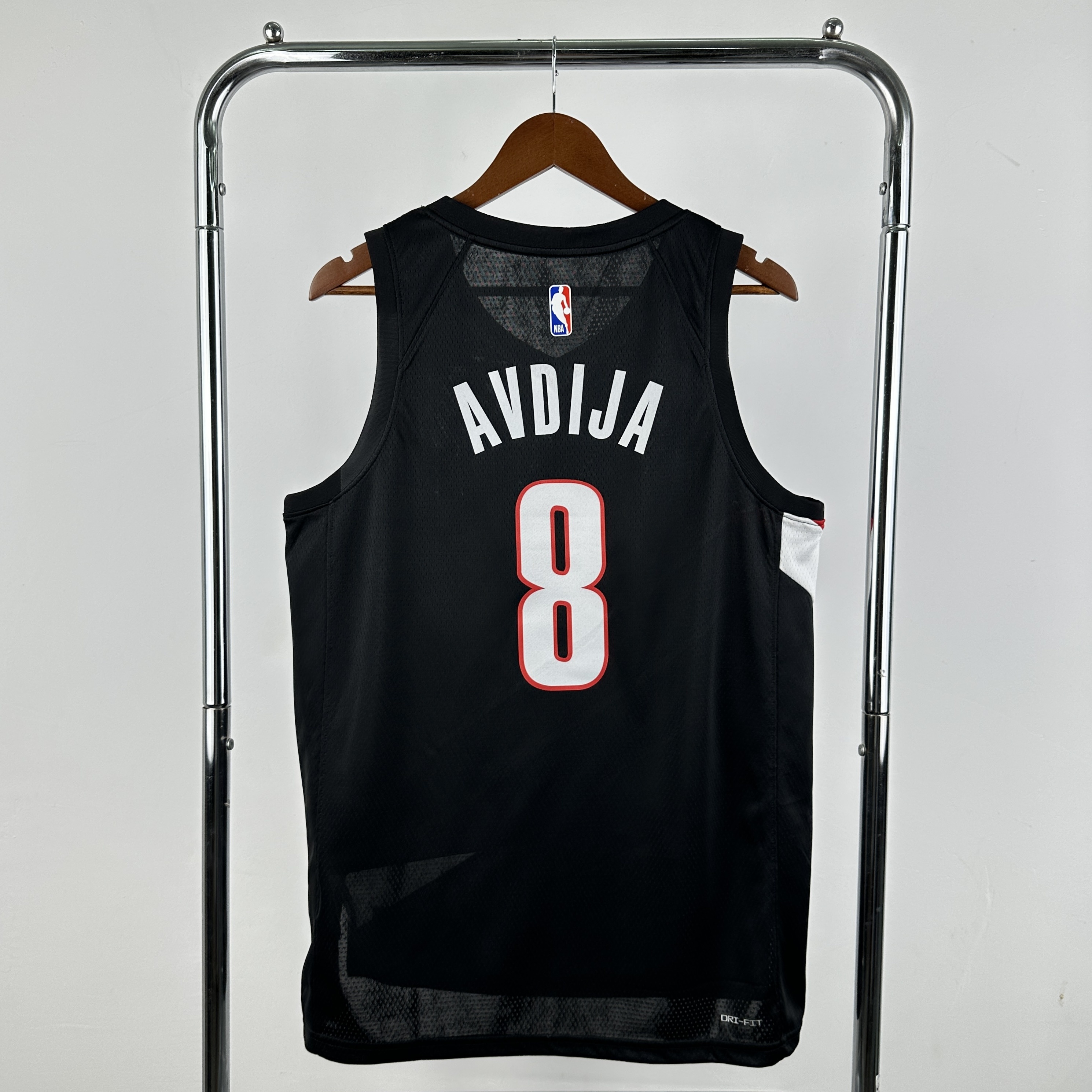 NBA 26 Season Portland Trail Blazers Away black 8-AVDIJA