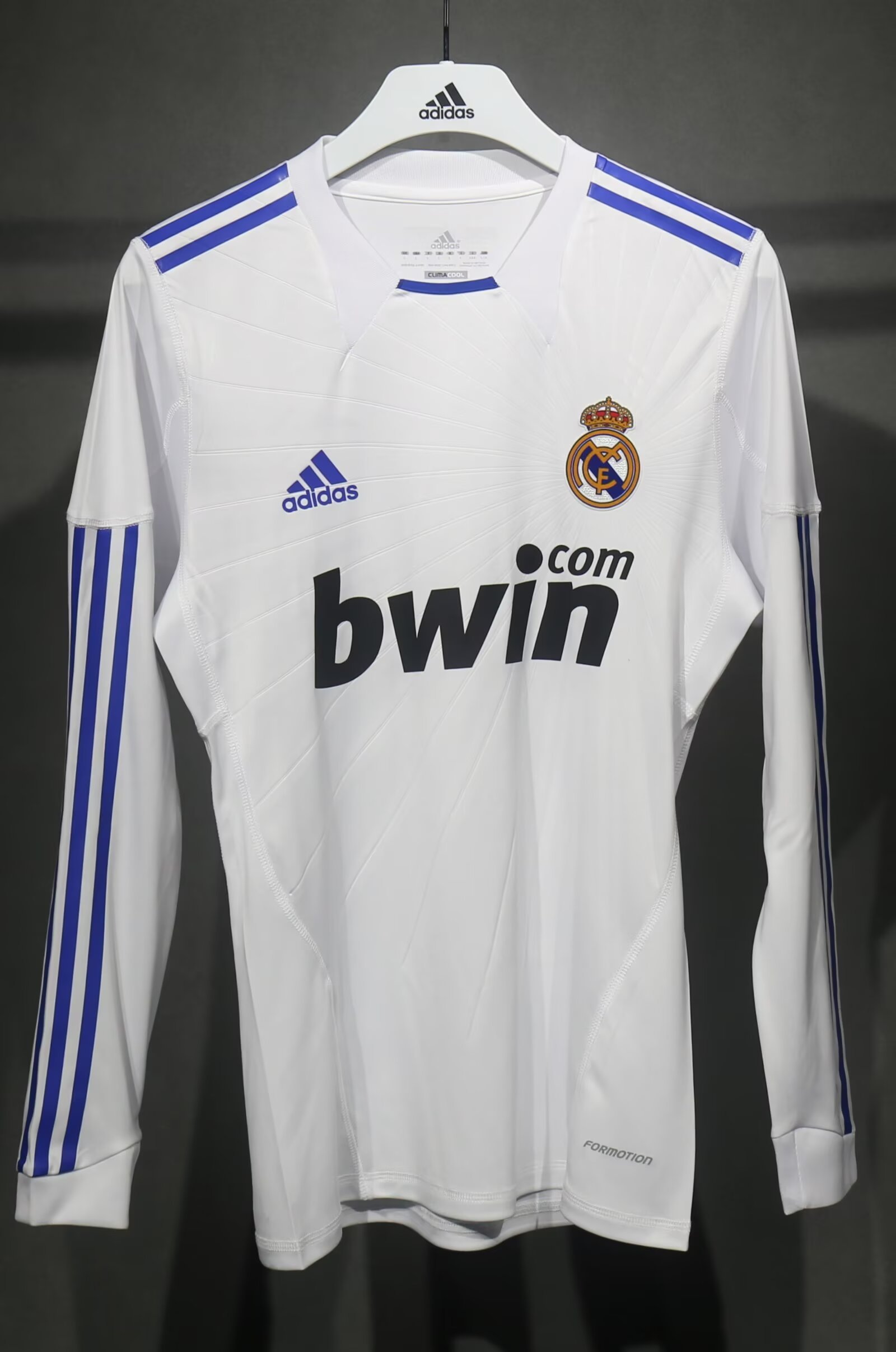 1011 Real Madrid home Long sleeve Retro Player version