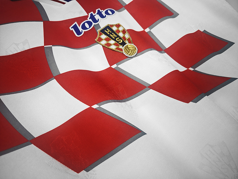 1998 Croatia home retro Fan version