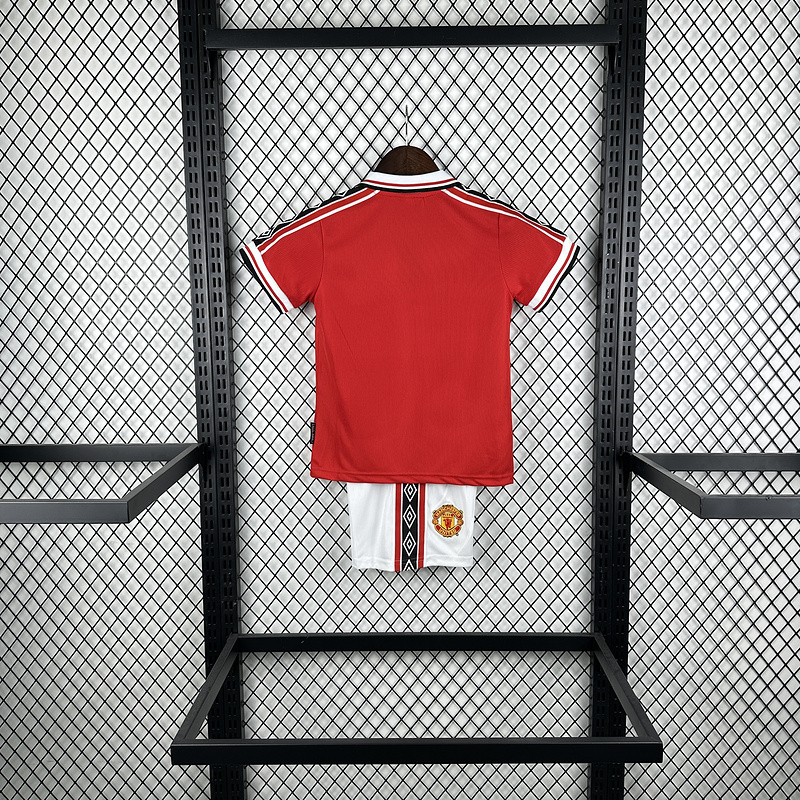 1998 Manchester United home retro Kids kit
