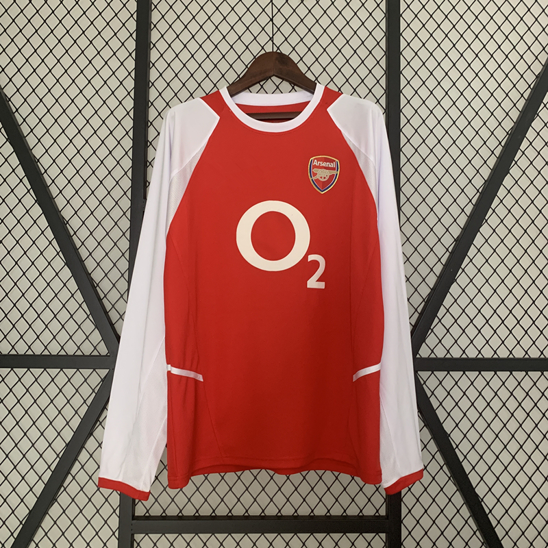 02/03 Arsenal home long sleeve retro Fan version