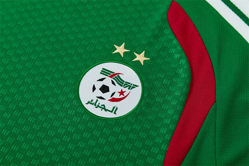 2026 Algeria (green) Training clothes suit Short sleeve Fan version