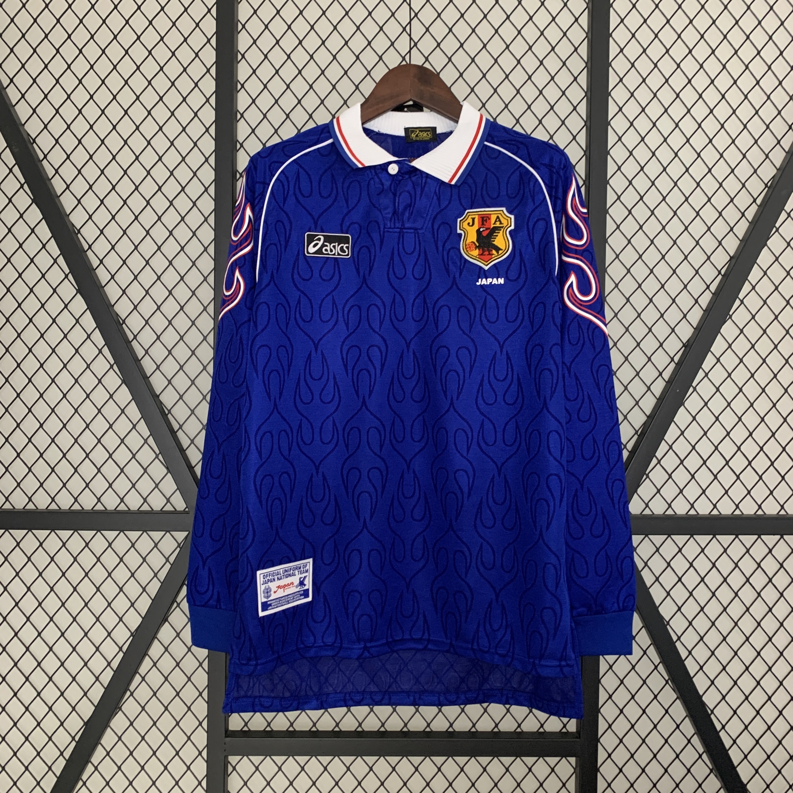 1998 Japan home Long sleeve retro Fan version