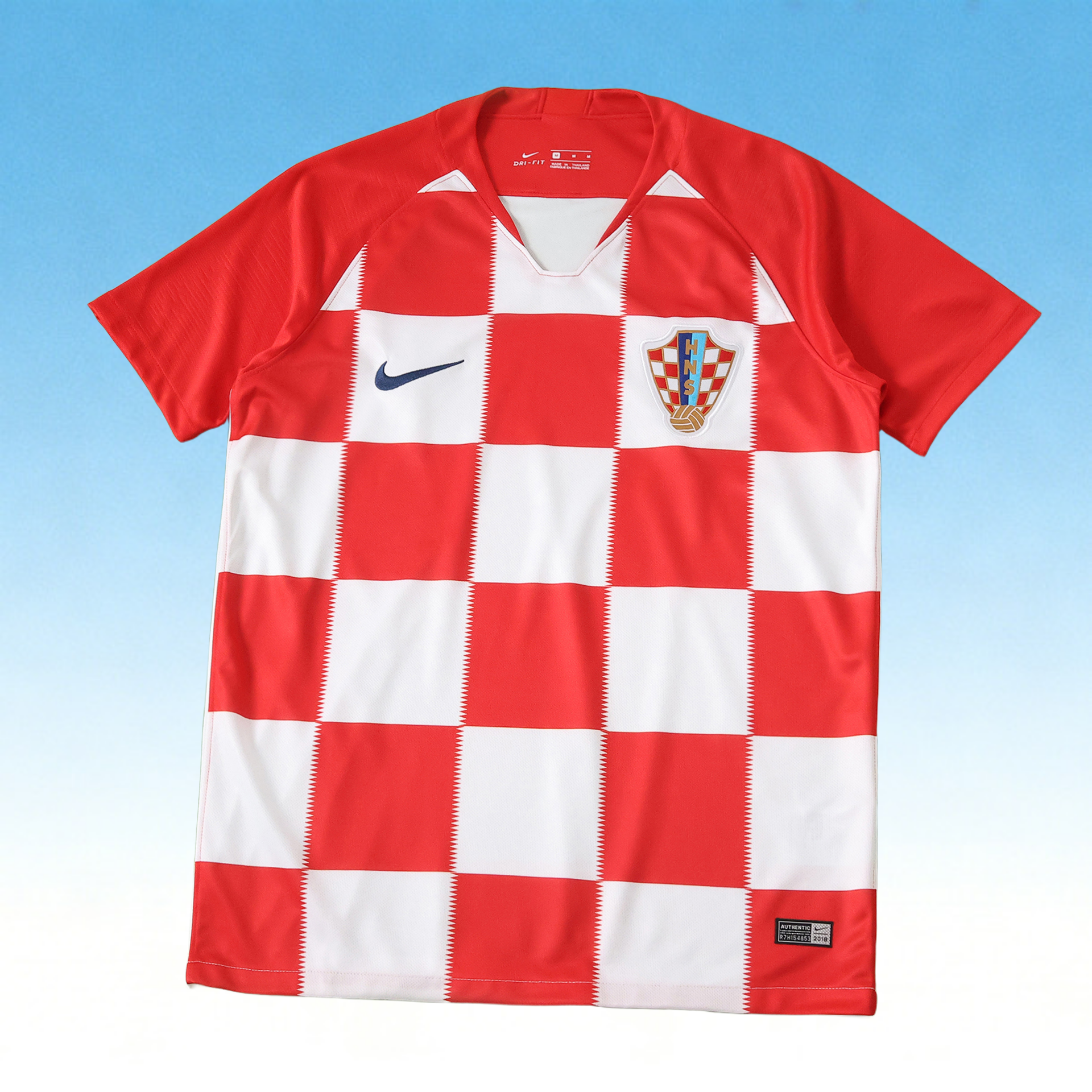 2018 Croatia Home retro Fan version
