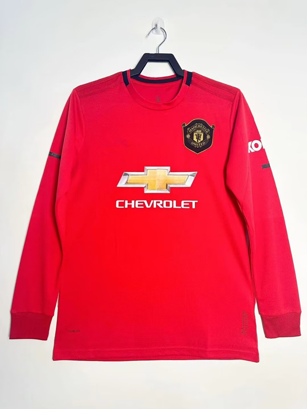 19/20 Manchester United home long sleeve retro Fan version