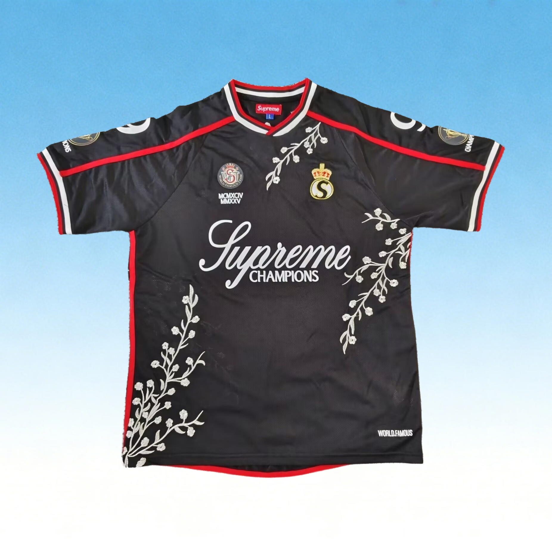 2627 Real Madrid 9# embroidery （black）Retro Fan version