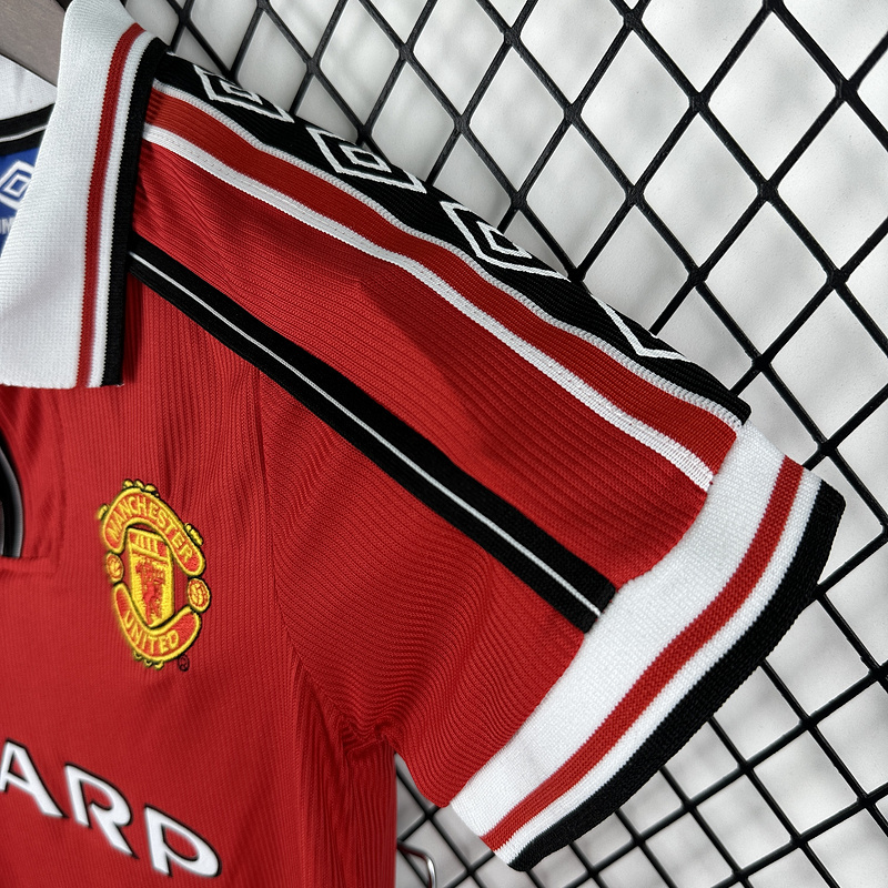1998 Manchester United home retro Kids kit