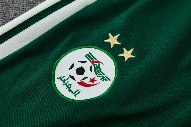 2026 Algeria (green) Half zip training suit set