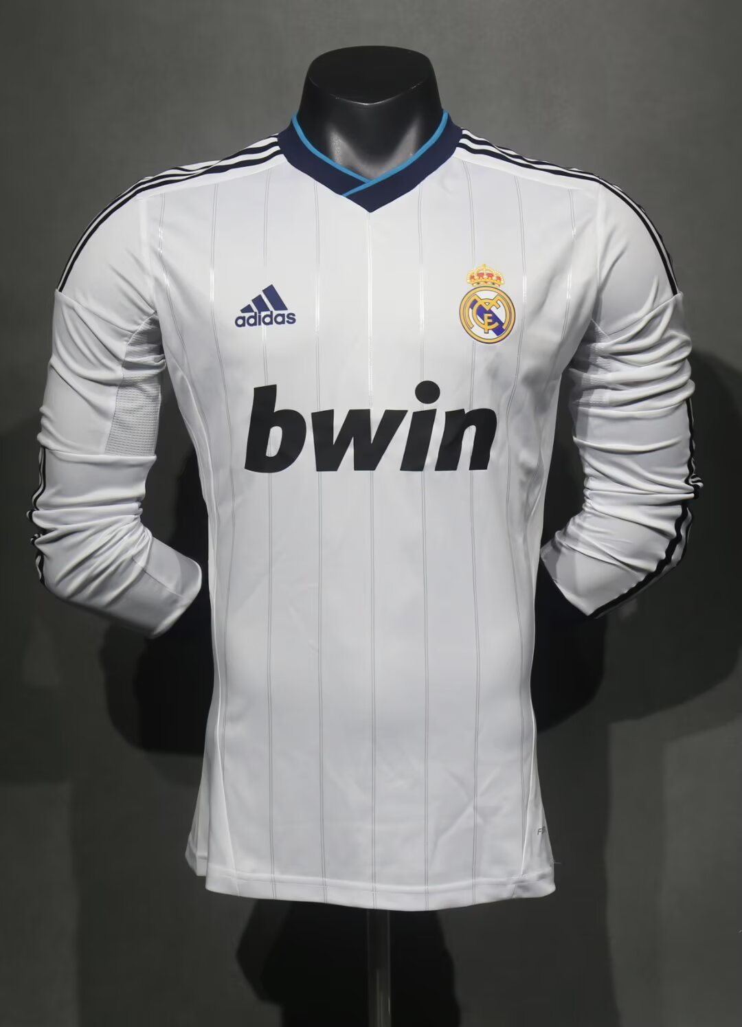 1213 Real Madrid home Long sleeve Retro Player version