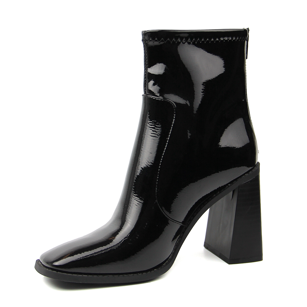 2020 New Ladies Back zip High heel Boots in Soft Patent PU 1 buyer